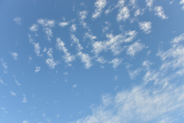 Fototapeta na wymiar Blue sky white cloud blue background