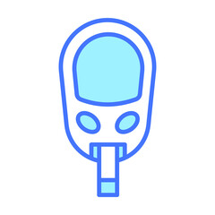 glucometer Modern concepts design, vector illustration