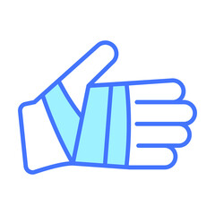 hand injury Modern concepts design, vector illustration