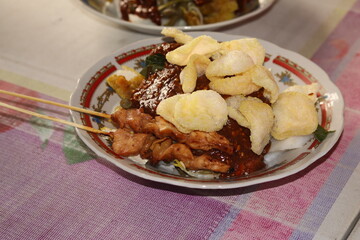 Cingur salad or Rujak Cingur is a typical Indonesian food