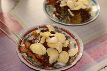 Cingur salad or Rujak Cingur is a typical Indonesian food