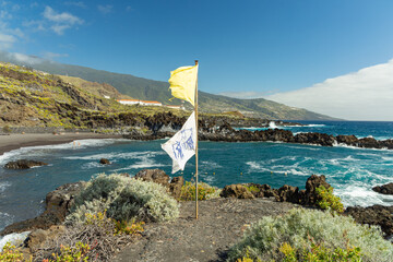 Santa Cruz - La Palma, Canary Islands, Spain, Beach, bay, beach, beautiful, blue, canaries, canary...