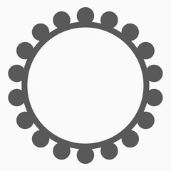 frame icon, framework vector, framing illustration