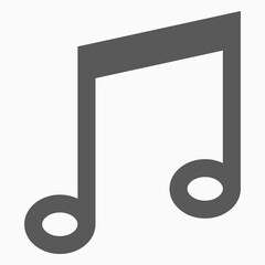 music note icon, note vector, music illustration