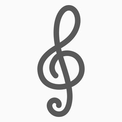 Obraz premium music note icon, note vector, music illustration