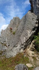 Rocks at the Birstein Cave near Warstein in Sauerland