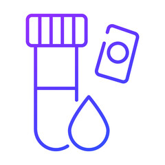 blood test Modern concepts design, vector illustration