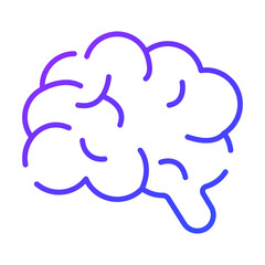 brain Modern concepts design, vector illustration