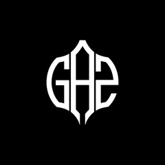 GAZ letter logo. GAZ best black background vector image. GAZ Monogram logo design for entrepreneur and business.  © image