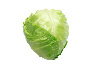 Cabbage isolated on white background.