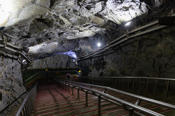 Zhaishan tunnel in Kinmen of Taiwan