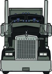 semi trailer truck transportation vehicle