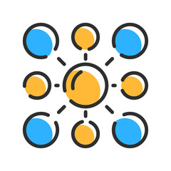 Page way icon. Web page navigation concept. Vector illustration concept