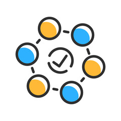 Page way icon. Web page navigation concept. Vector illustration concept