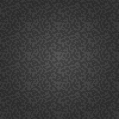 Seamless background with random black elements. Abstract ornament. Dotted abstract dark pattern