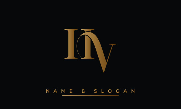 HV,  VH,  H,  V   Abstract  Letters  Logo  Monogram