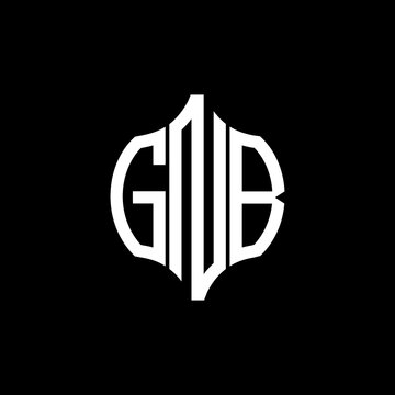 GNB letter logo. GNB best black background vector image. GNB Monogram logo design for entrepreneur and business.
