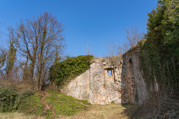 The famous Wallenstein castle ruin in Hesse, Germany