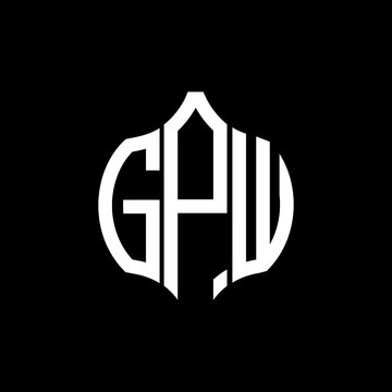 GPW letter logo. GPW best black background vector image. GPW Monogram logo design for entrepreneur and business.
