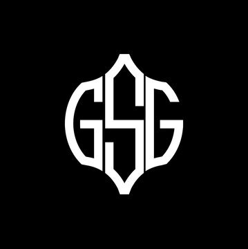GSG letter logo. GSG best black background vector image. GSG Monogram logo design for entrepreneur and business.

