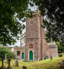 Fototapeta na wymiar St. Ida's Curch in Ide, Devon