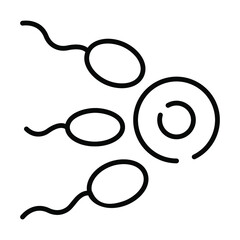 sperm Modern concepts design, vector illustration