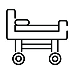 patient bed Modern concepts design, vector illustration