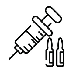 injection Modern concepts design, vector illustration