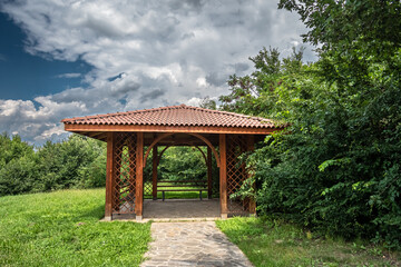 gazebo in the park