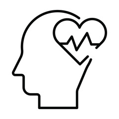 mental health Modern concepts design, vector illustration