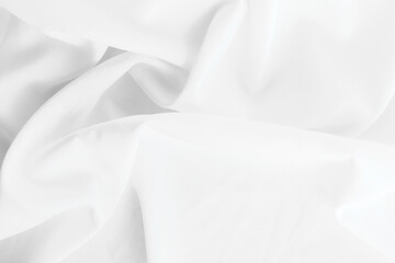 Elegant white silk or elegant satin can be used as a background.