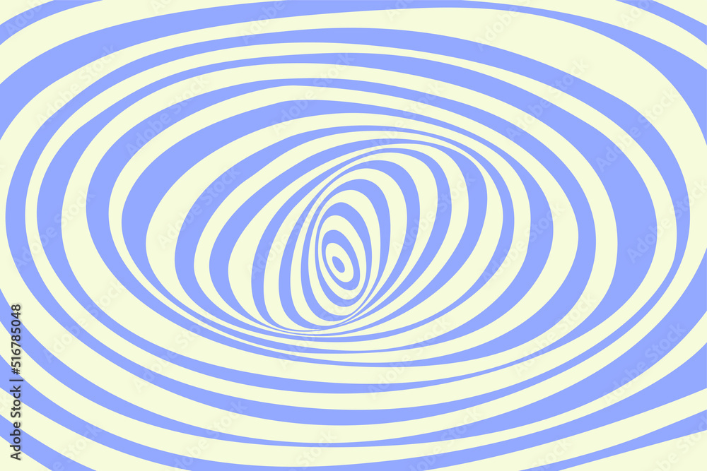 Poster retro swirl spiral rotation lines illusion texture background.
