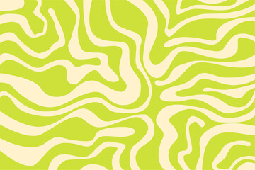 Wavy retro abstract texture background. Hippie pattern. 