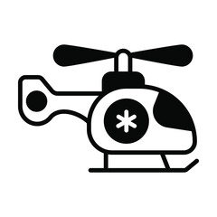 air ambulance Modern concepts design, vector illustration