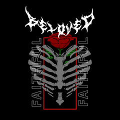 Beloved vector streetwear design clothing