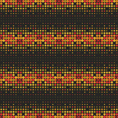 Obraz premium Seamless Pattern Vector Graphics Design Made With Abstract Geometric Shapes And Forms