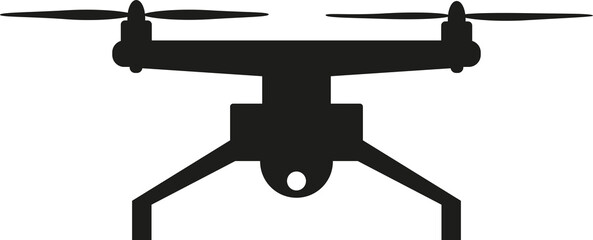 Surveillance drone icon. Security signs and symbols.