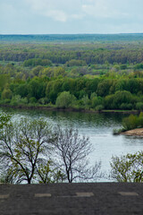 beautiful descent to the river