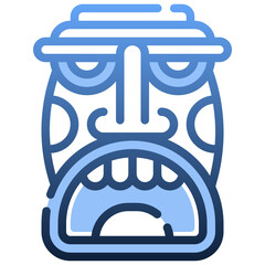 TIKIHEADMASK Gradienticon,linear,outline,graphic,illustration