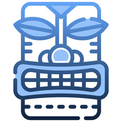 TIKIHEADMASK1 Gradient icon,linear,outline,graphic,illustration