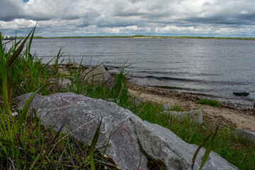 the beautiful volga river coast