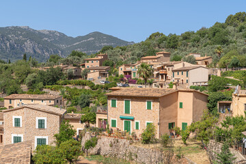 Fototapeta na wymiar The hamlet of Fornalutx on the island of Majorca