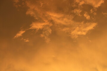Fototapeta na wymiar fiery sky