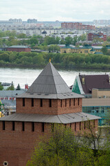 panorama of the architecture of Nizhny Novgorod