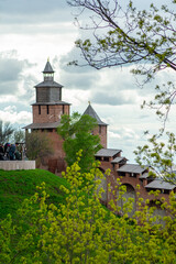 panorama of the architecture of Nizhny Novgorod