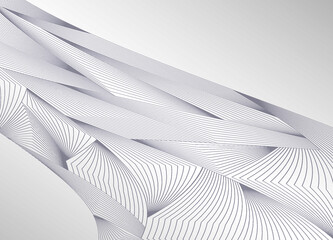 Overlapping geometric lines background for creative creative graphic design.
