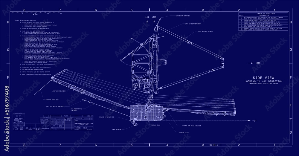 Wall mural james webb space telescope project. astronomy science. this image elements furnished by nasa