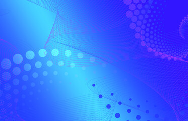 abstract blue background with circles