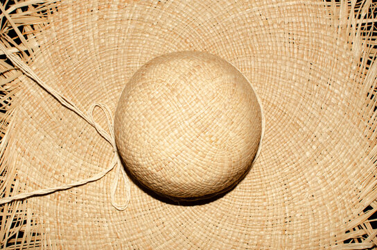 Top View Of Straw Hat