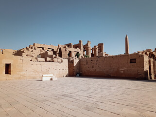 Ancient egyptian village abandoned long ago, now a museum in Egypt
